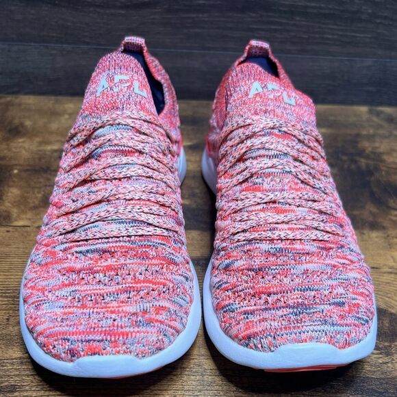 APL TechLoom Breeze Sneaker in Magenta/Neon Peach/Melange, Size 6. New in Box! - Picture 7 of 16